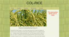Desktop Screenshot of col-rice.org