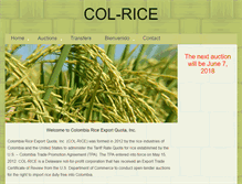 Tablet Screenshot of col-rice.org